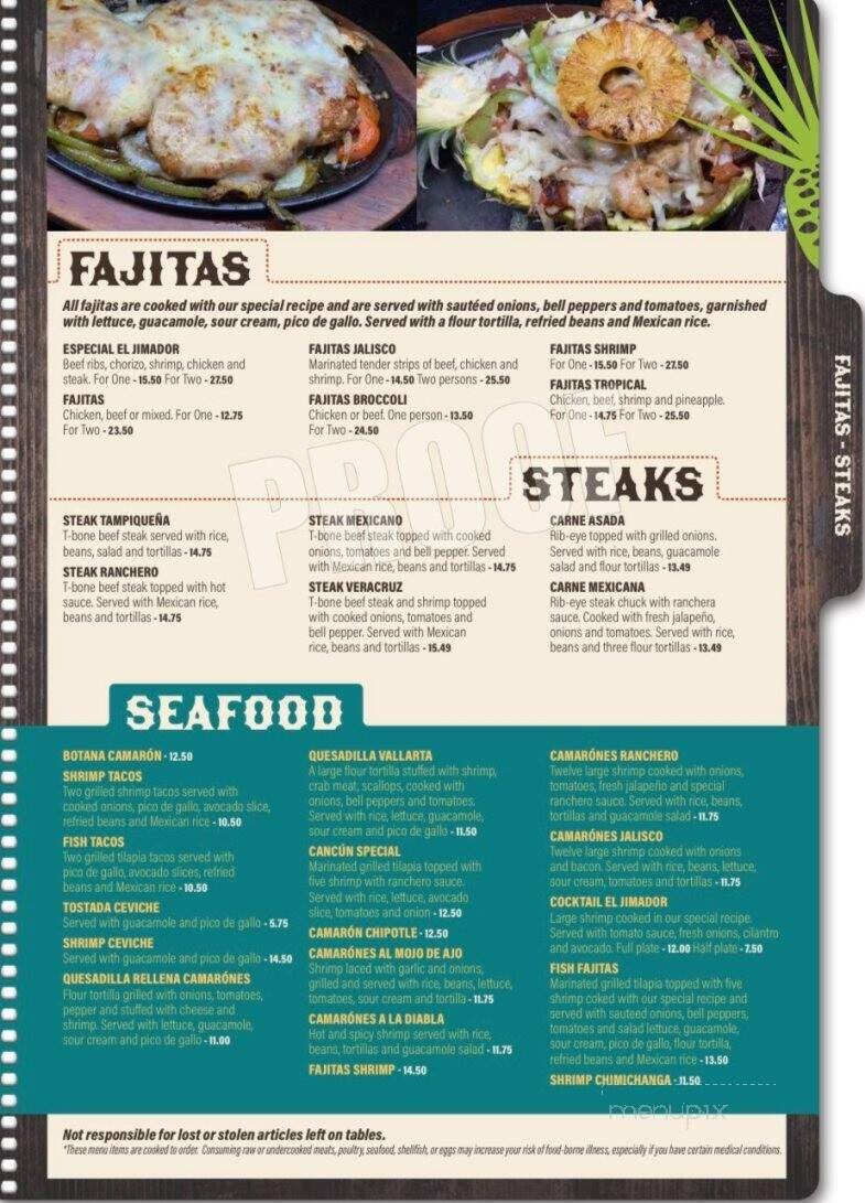 Menu page 2