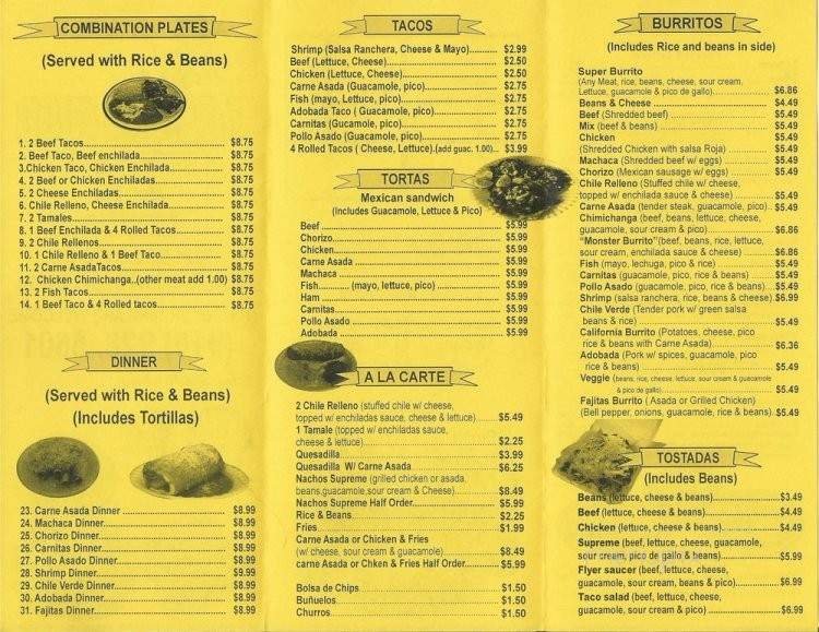 Menu page 2