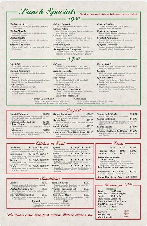 Menu page 2