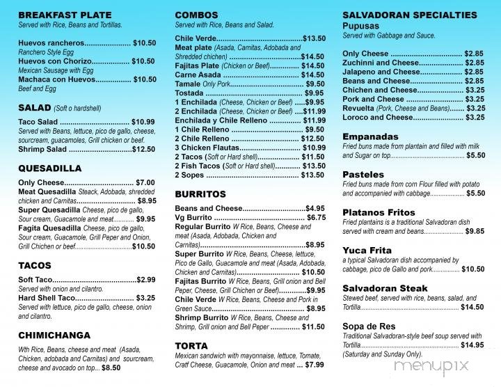 Menu page 2