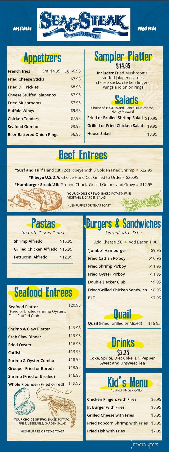 Menu page 1