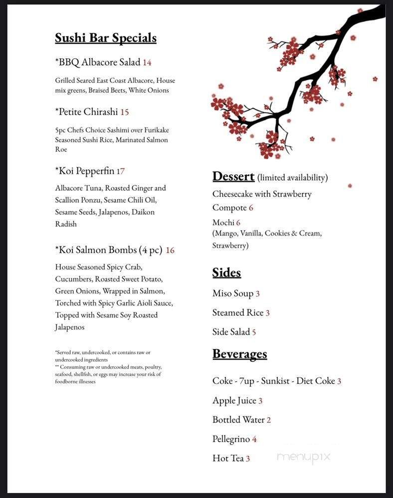 Menu page 7
