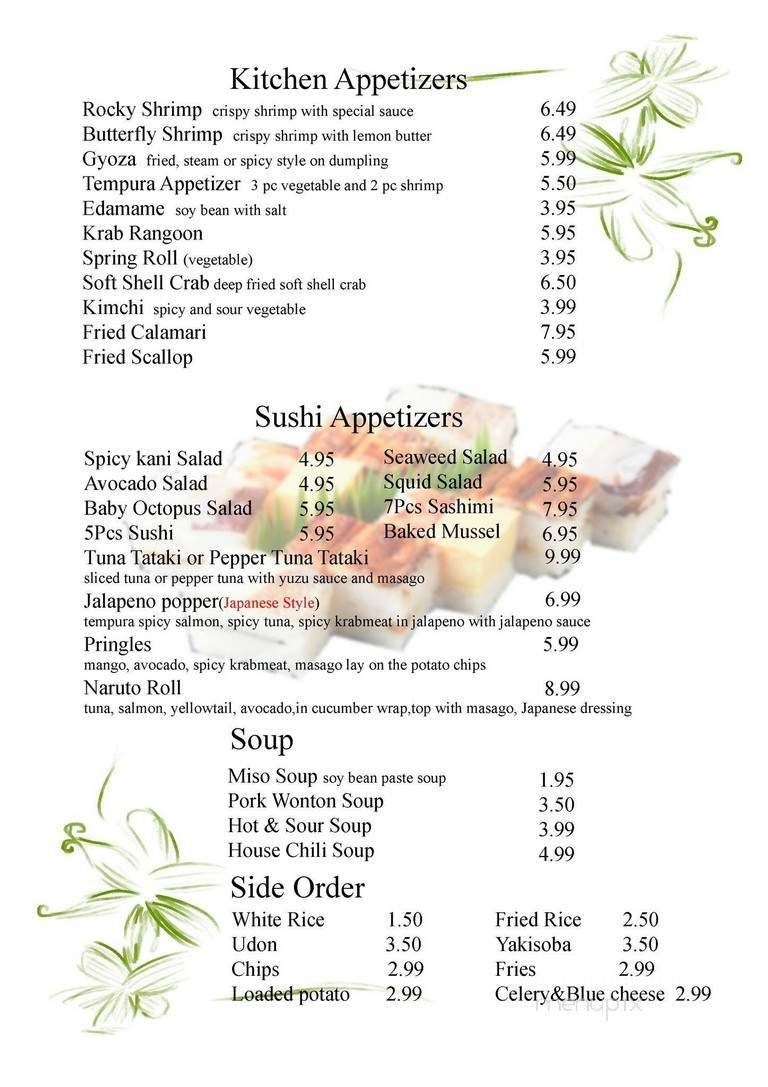 Menu page 2