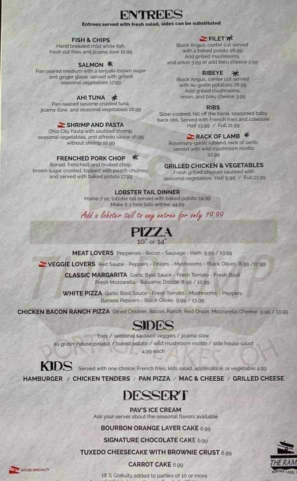 Menu page 2