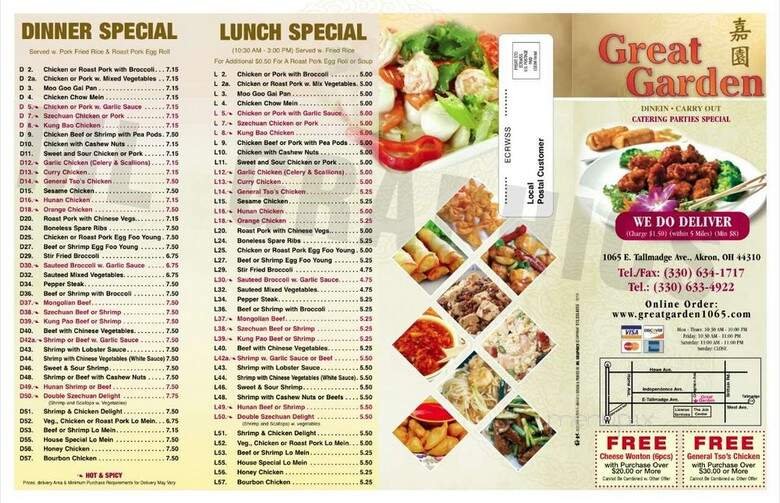 Menu page 2