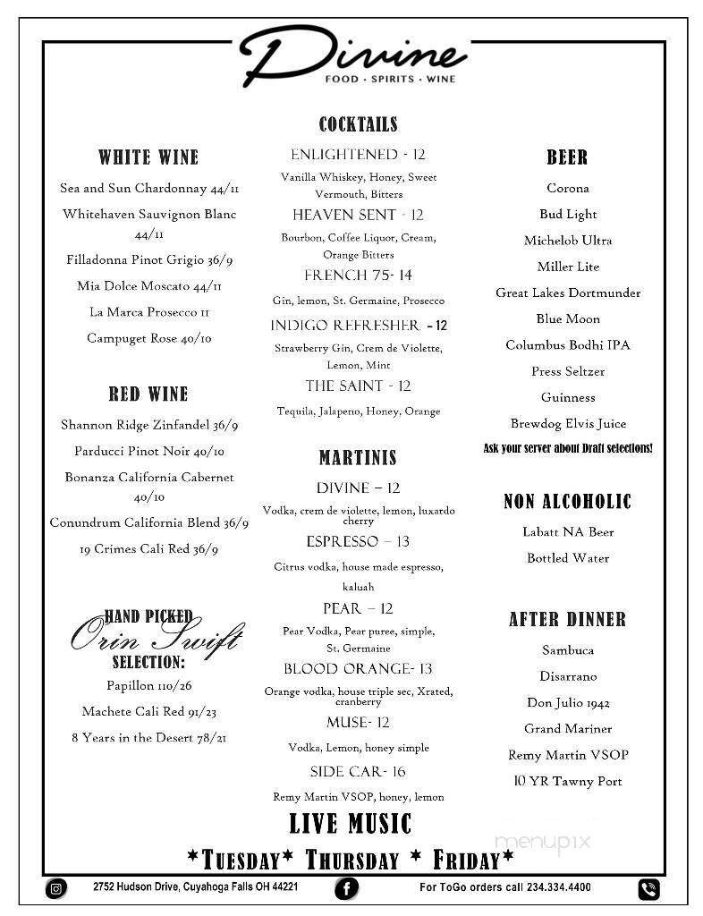 Menu page 2