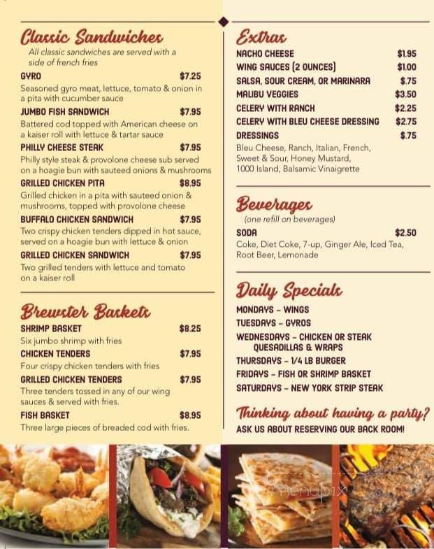 Menu page 2