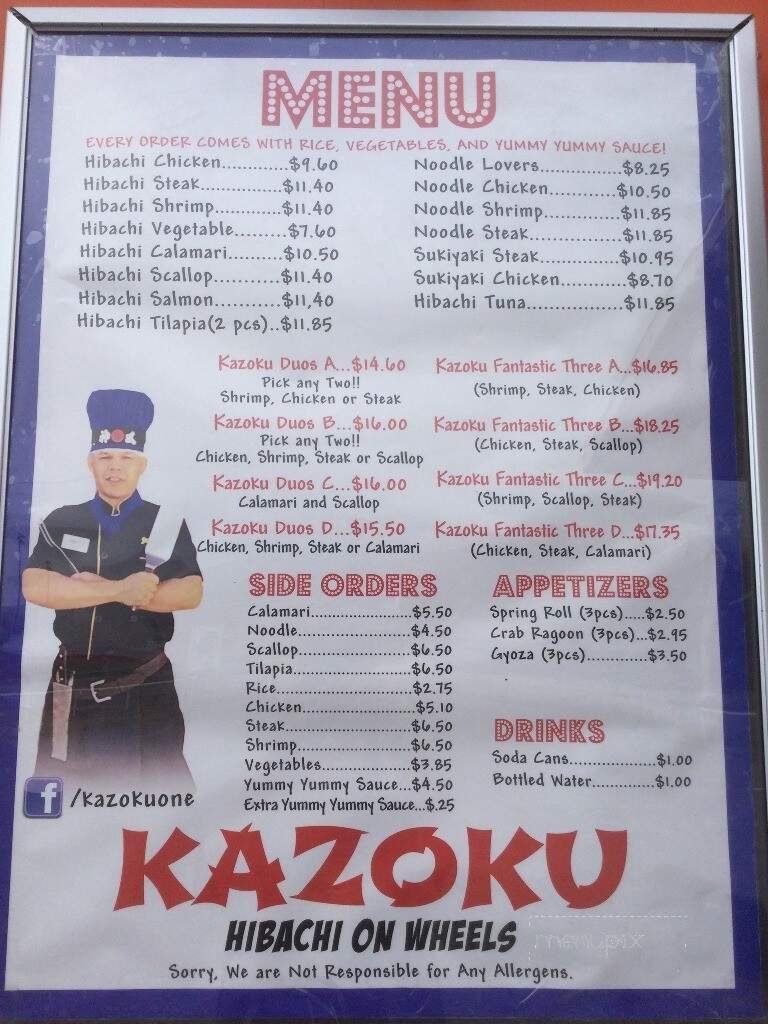 Menu page 2