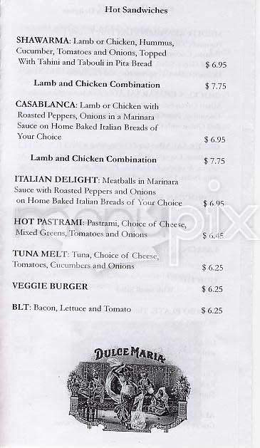 Menu page 4