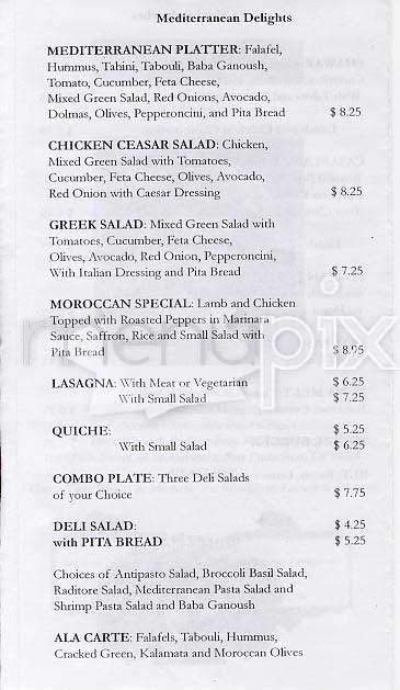 Menu page 5