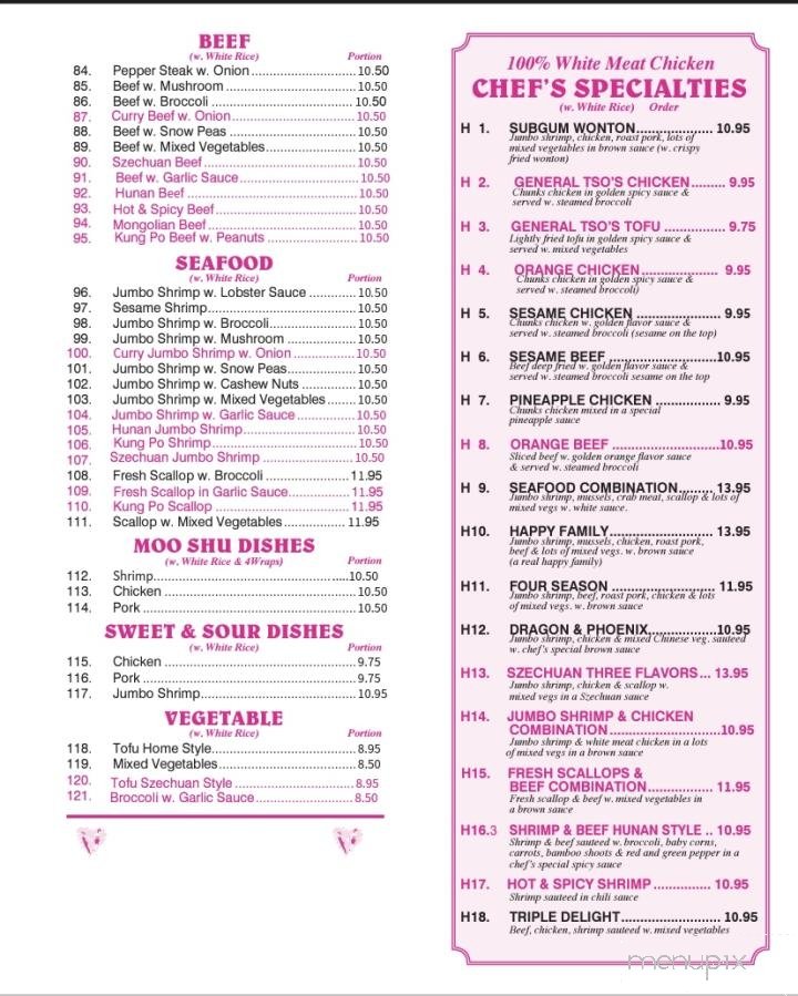 Menu page 2