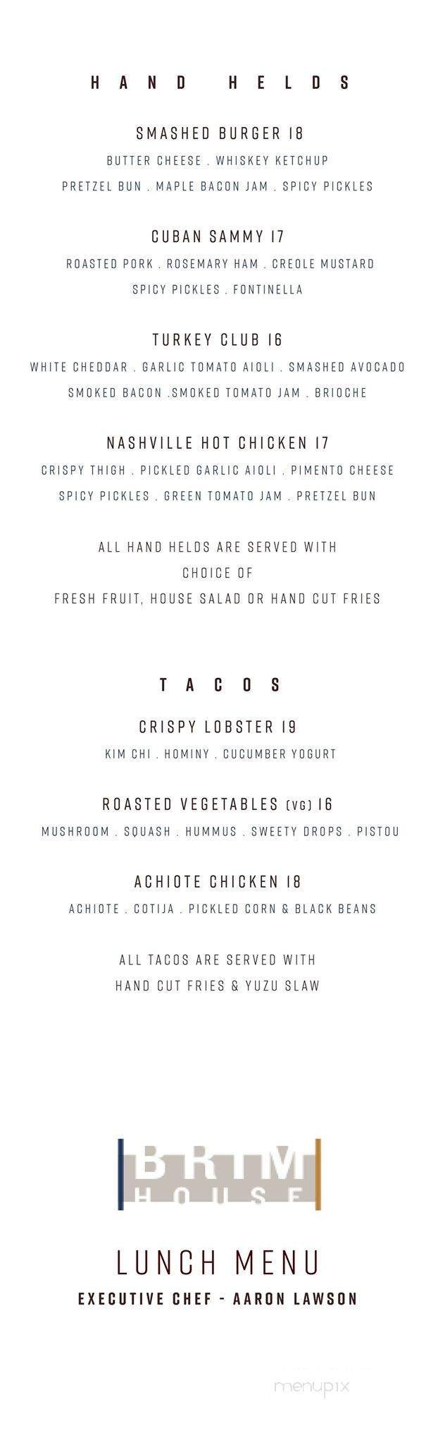 Menu page 2