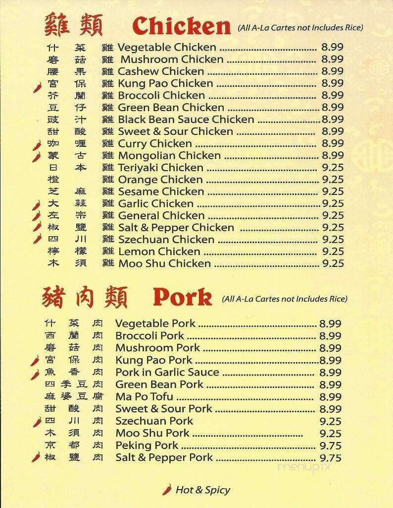 Menu page 7