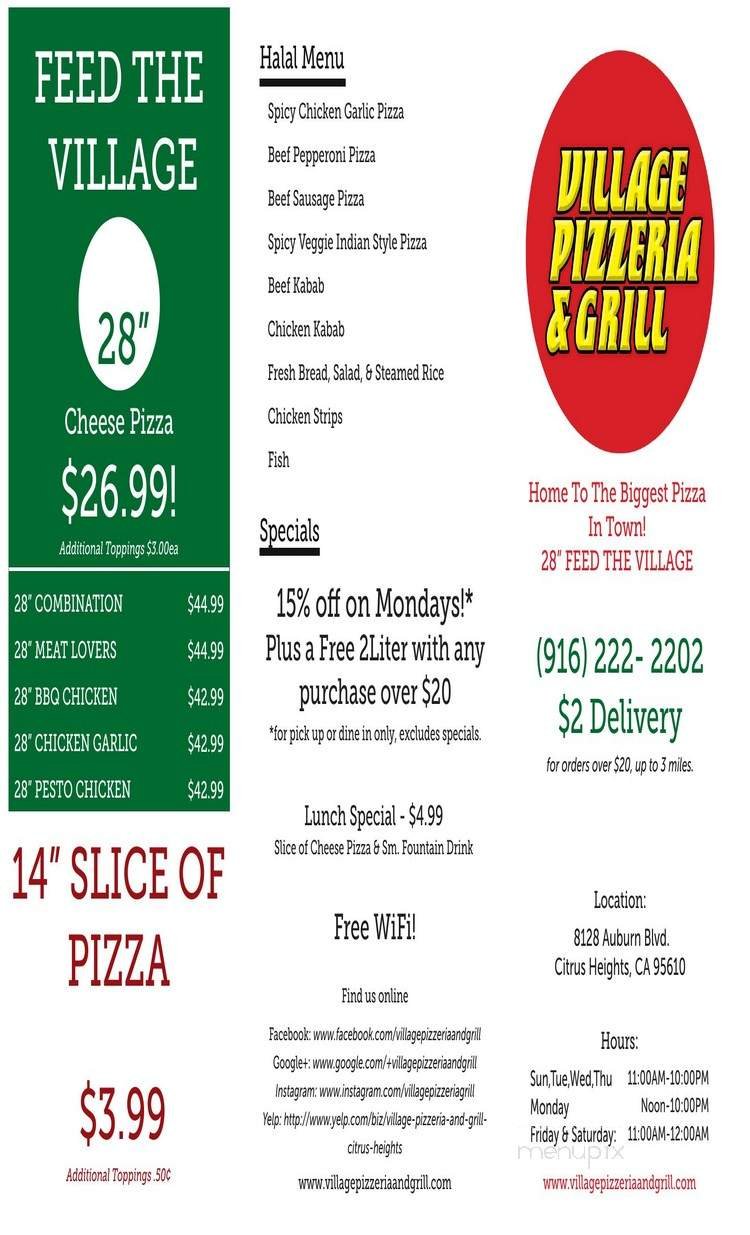 Menu page 2