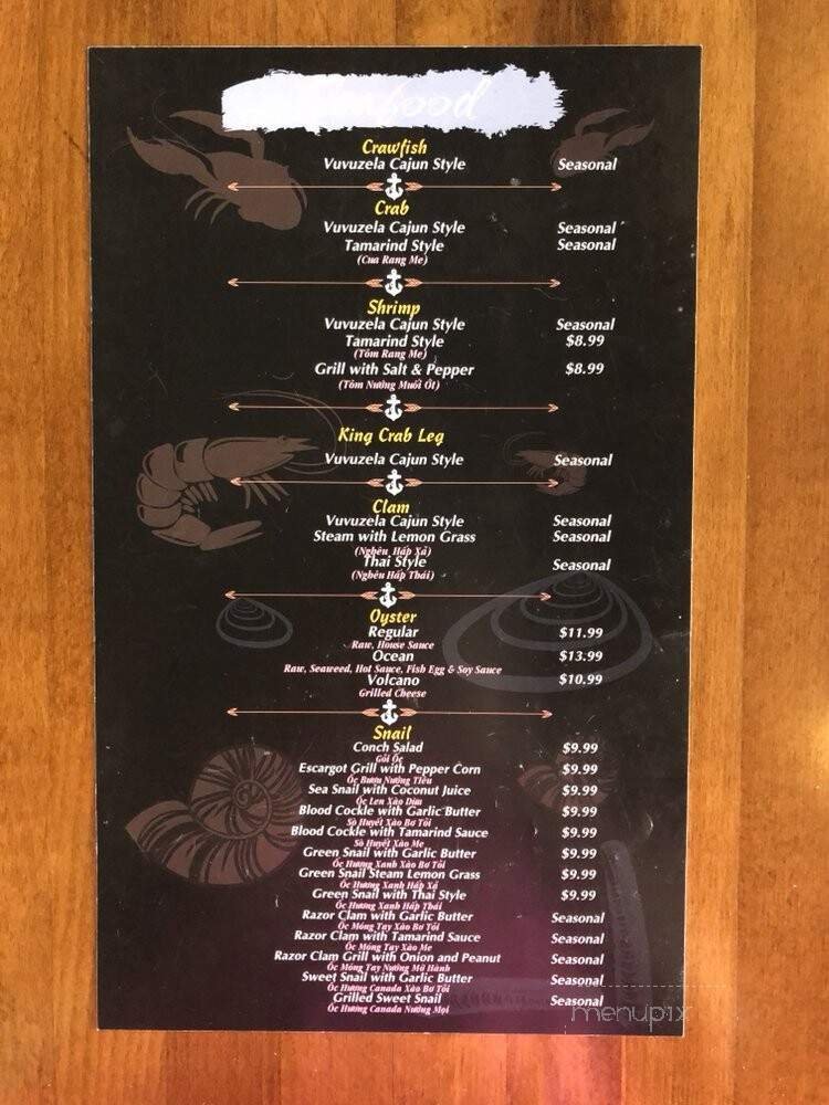 Menu page 1