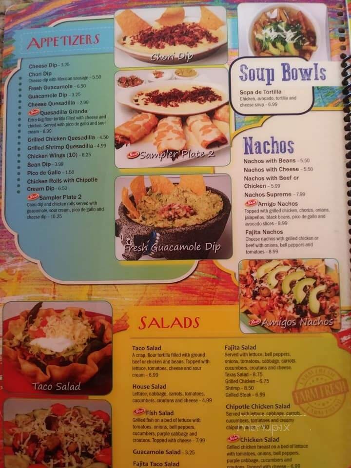 Menu page 2