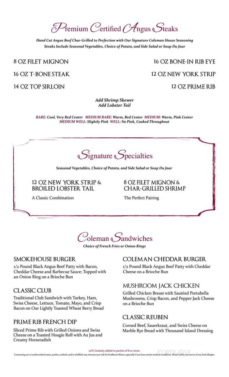 Menu page 2
