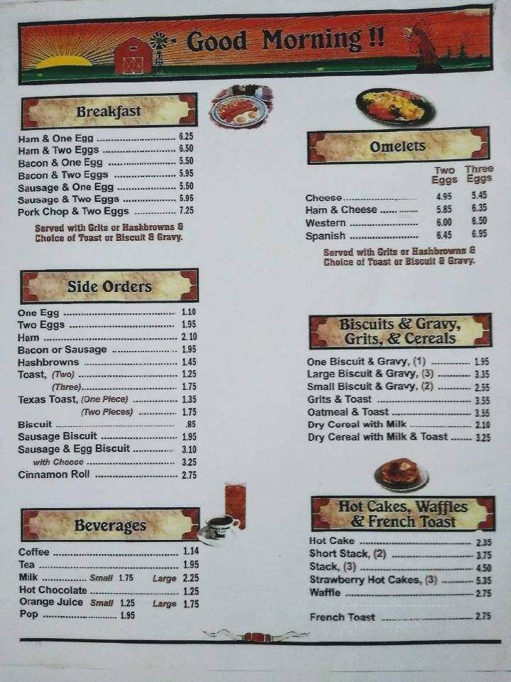 Menu page 2