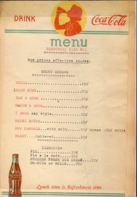 Menu page 1