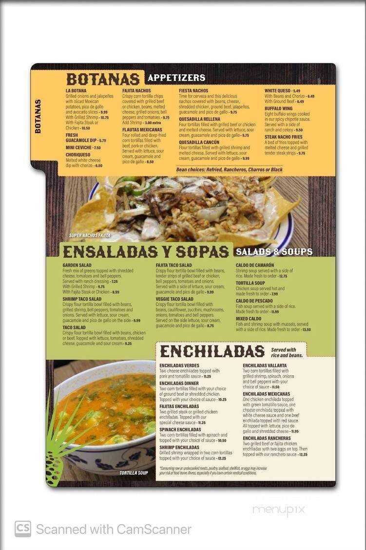 Menu page 1