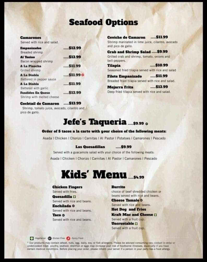 Menu page 2