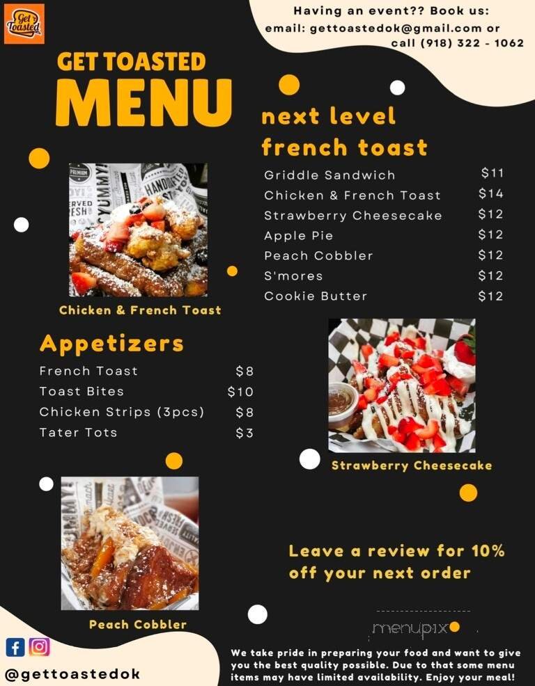 Menu page 1