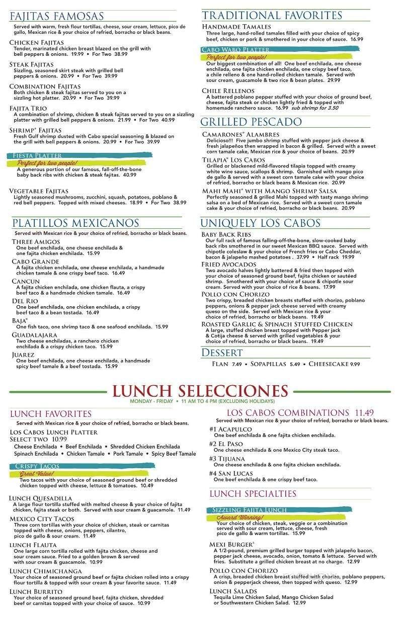 Menu page 2