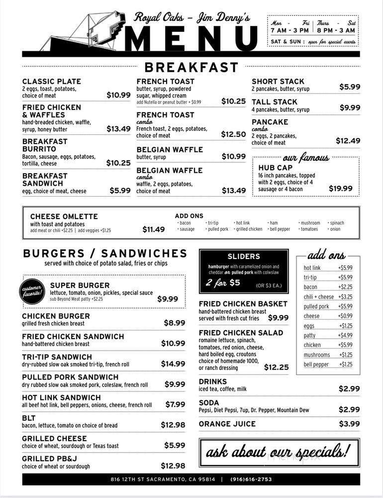 Menu page 1