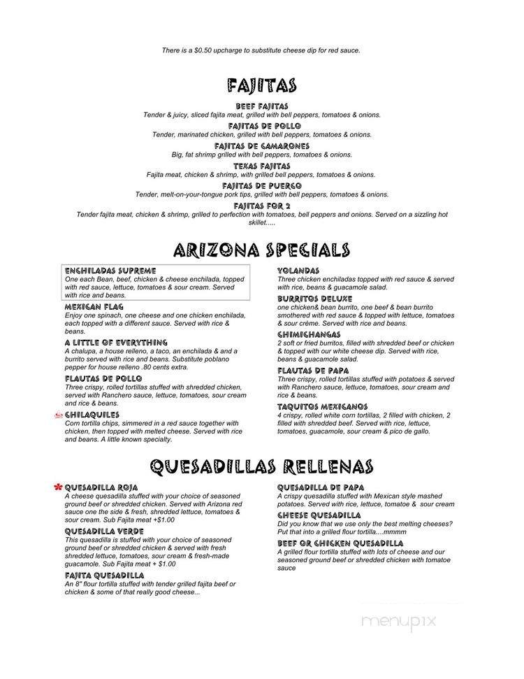 Menu page 2