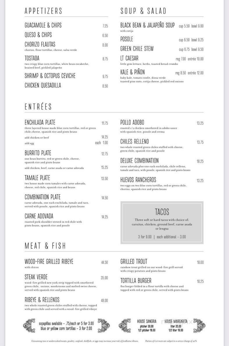 Menu page 2