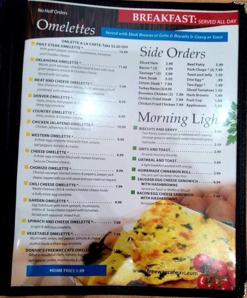 Menu page 2