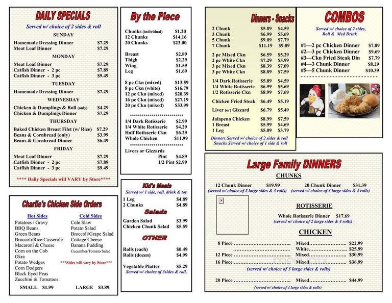 Menu page 2