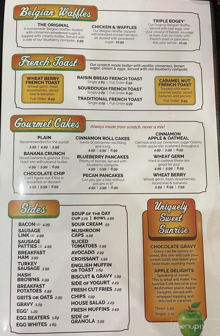 Menu page 2
