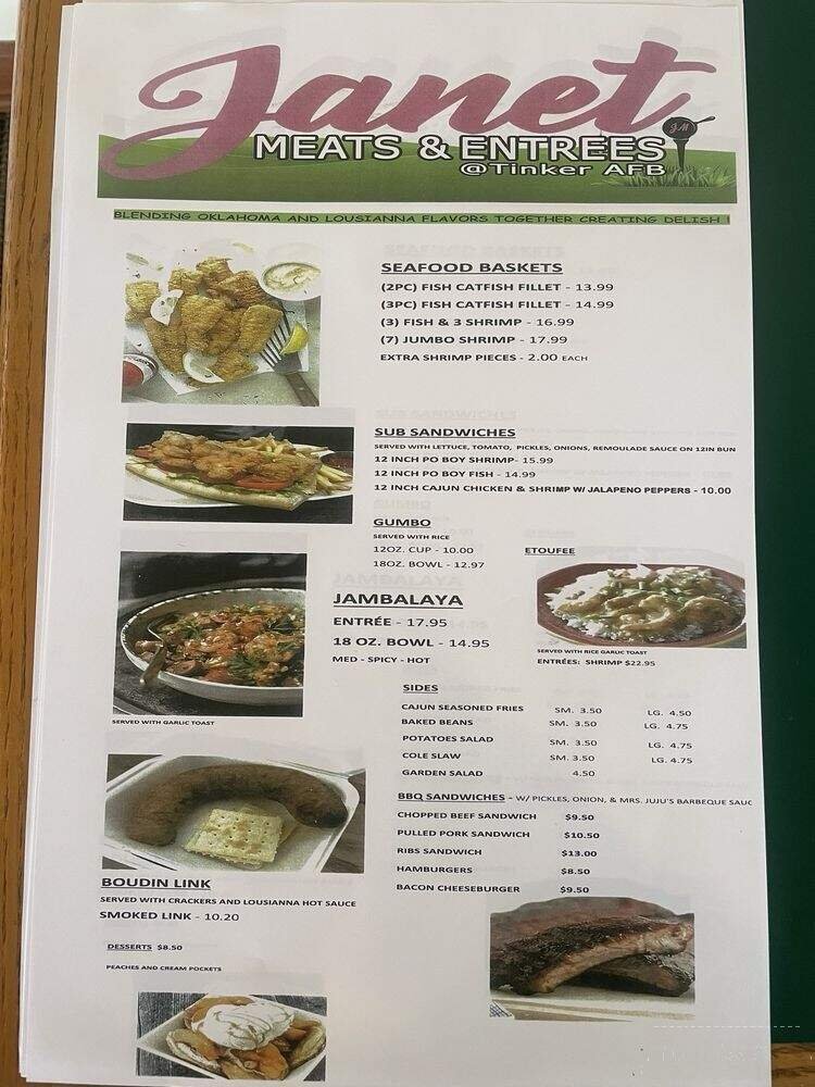 Menu page 1