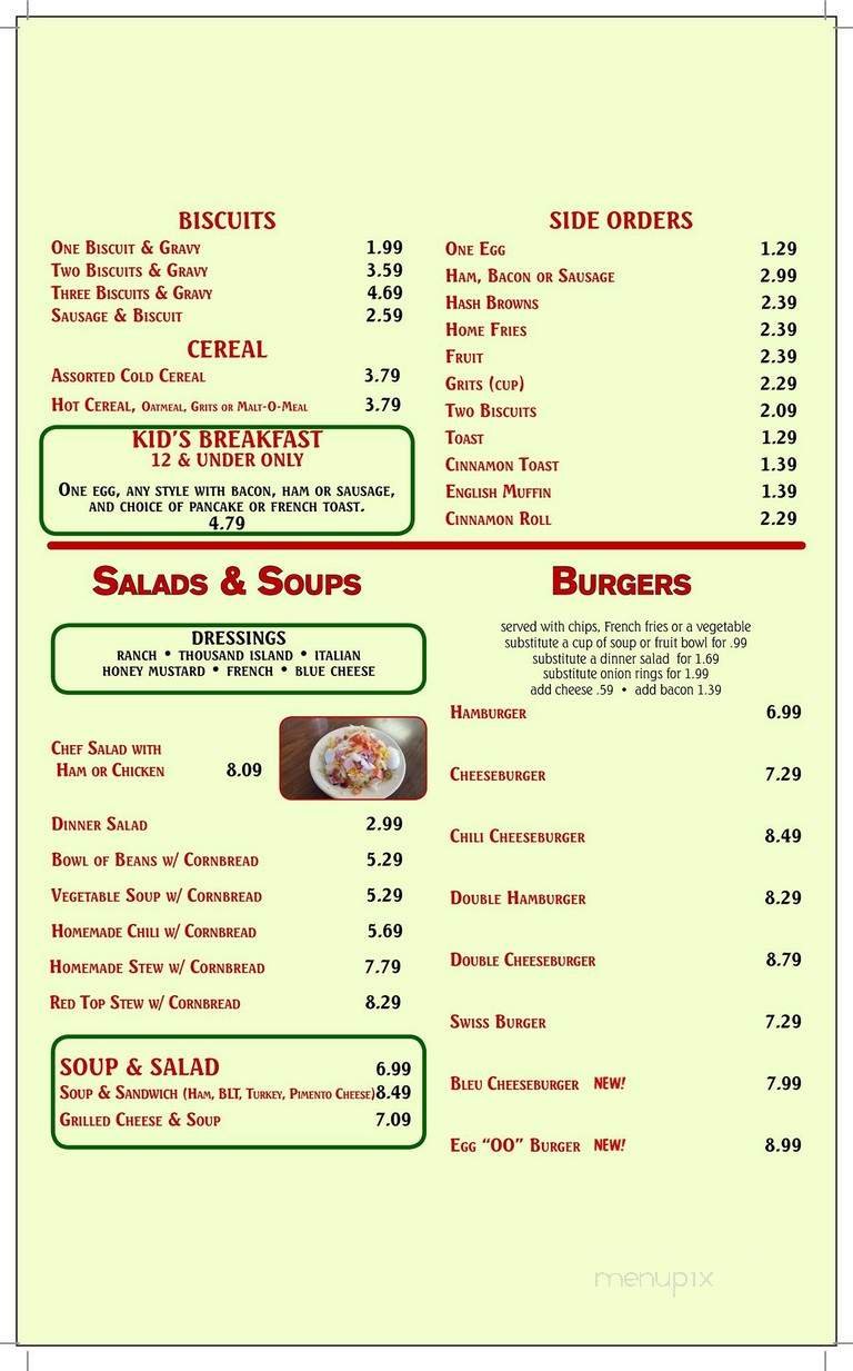 Menu page 2