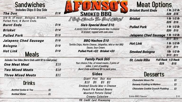 Menu page 1