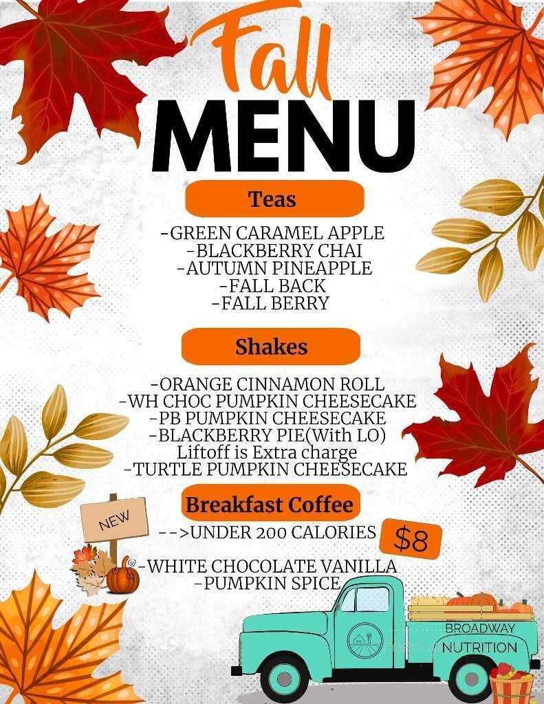 Menu page 1