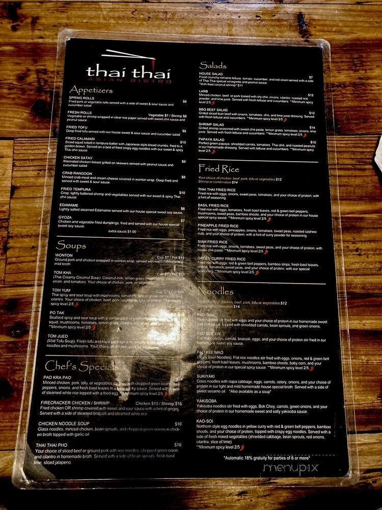 Menu page 1