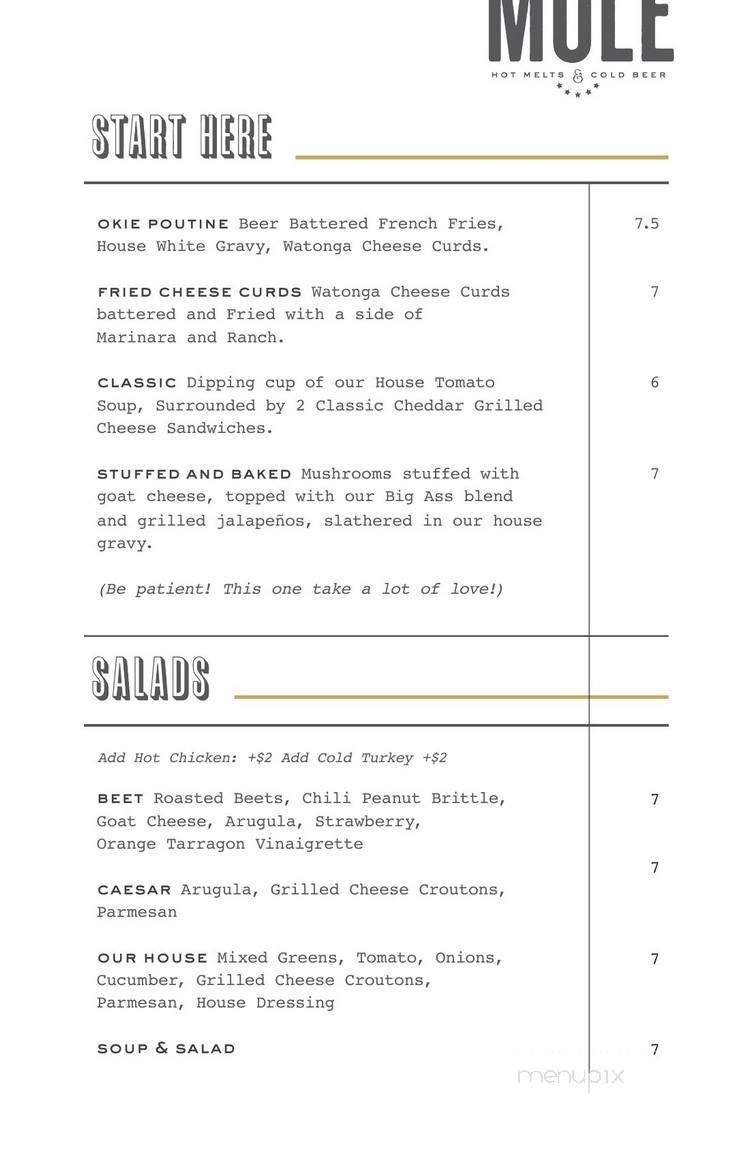 Menu page 2