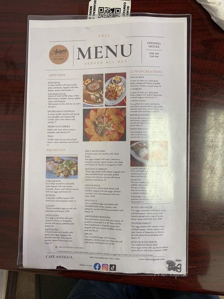 Menu page 2