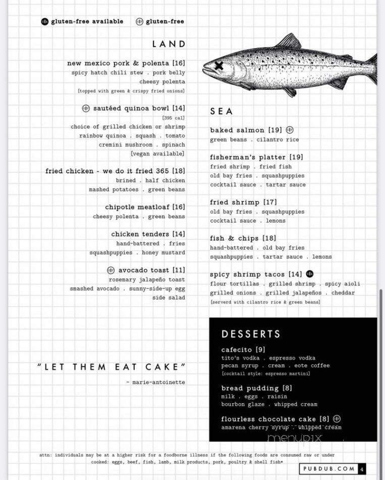 Menu page 2