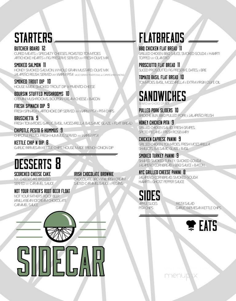 Menu page 1