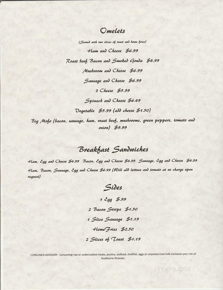 Menu page 2