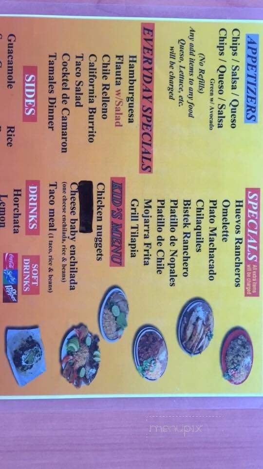 Menu page 2
