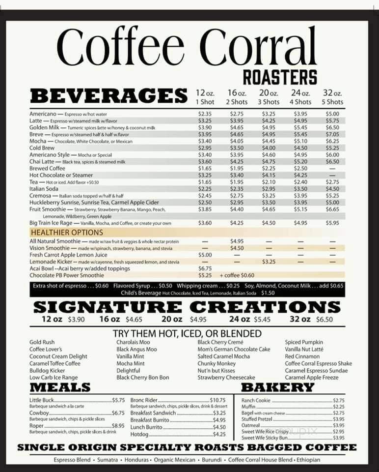 Menu page 1