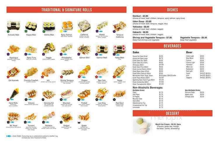 Menu page 2