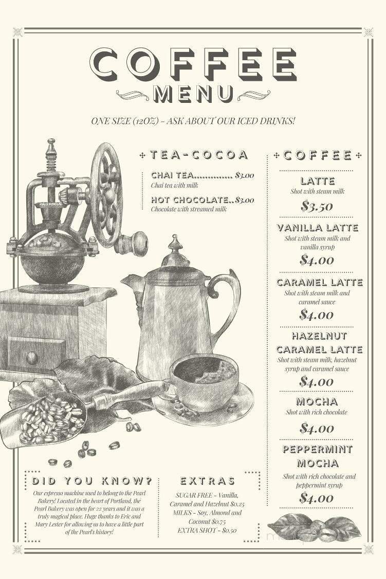 Menu page 1