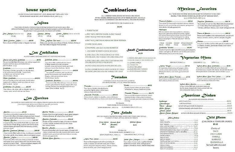 Menu page 2