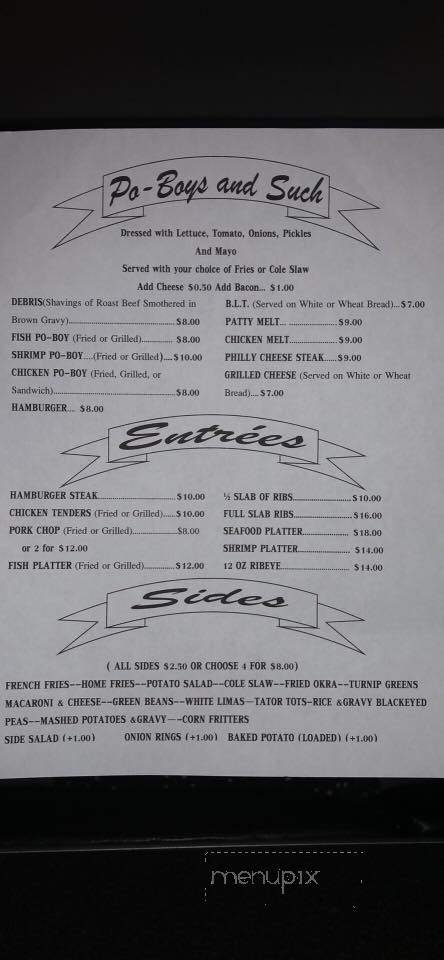 Menu page 2