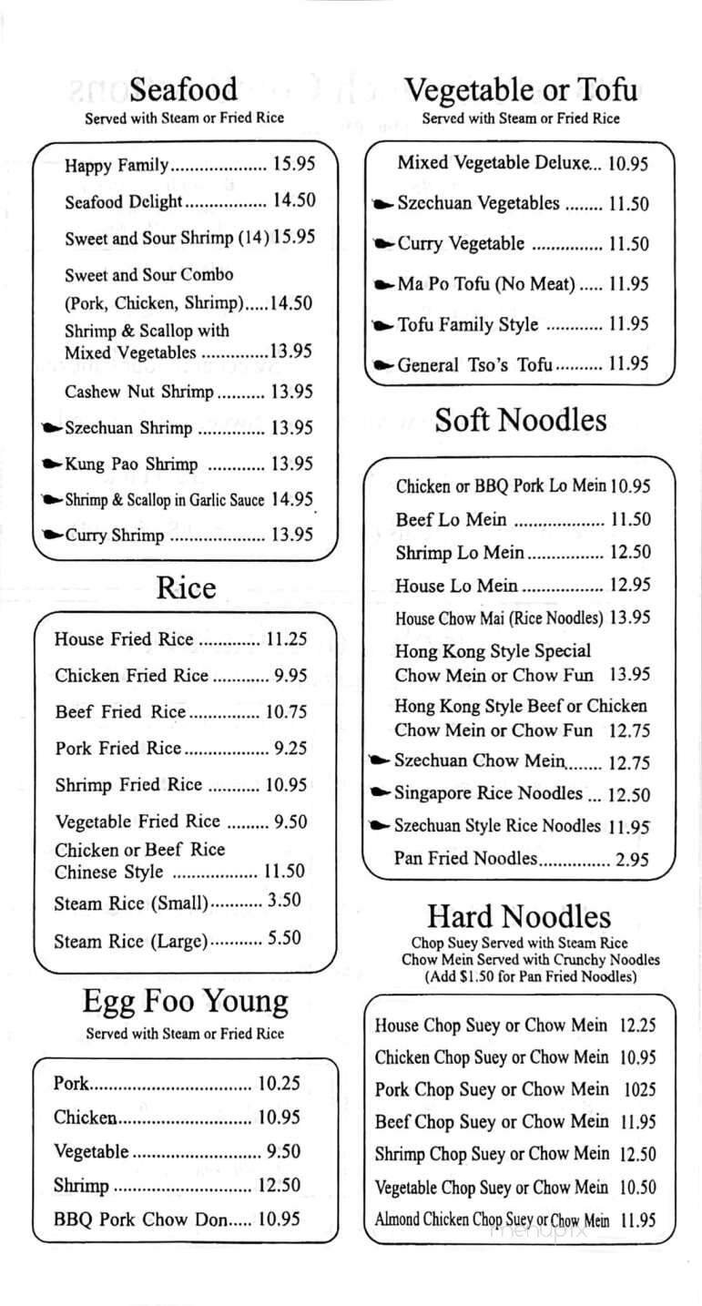Menu page 2